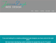 Tablet Screenshot of jessicaleighwebdesign.com